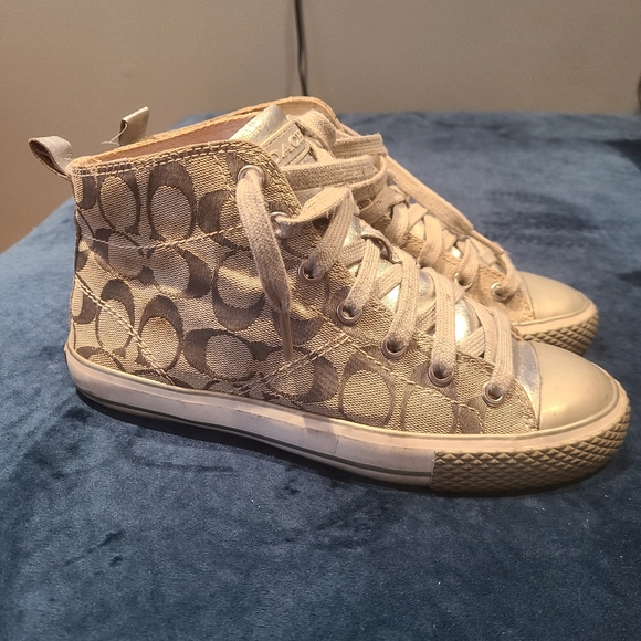 Coach Silver Hightops - Picture 4 of 5